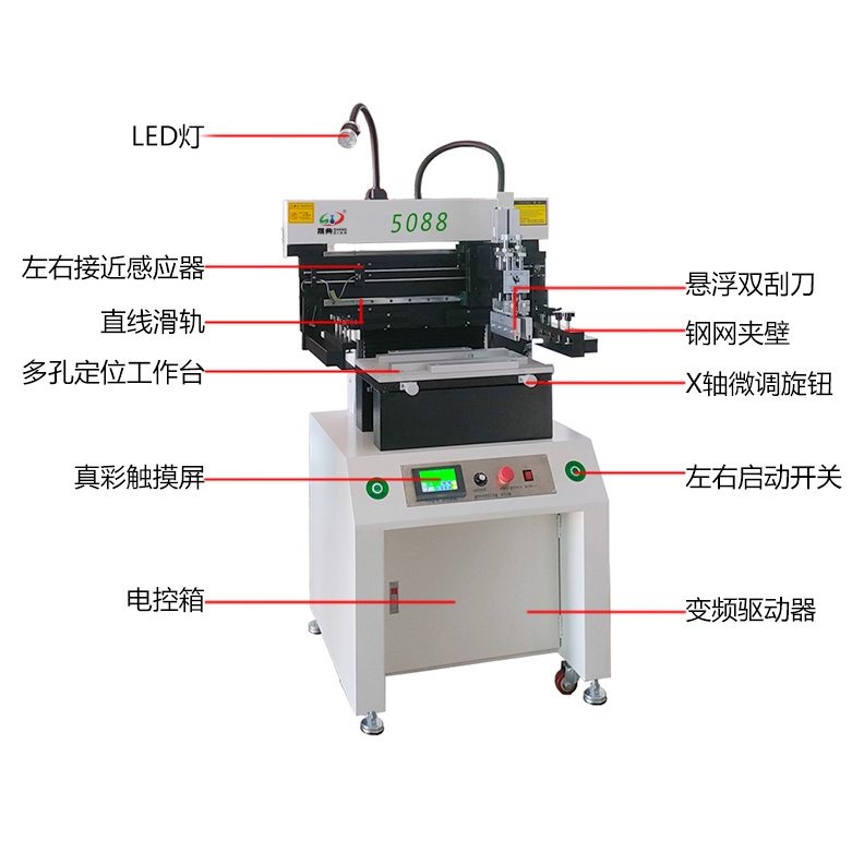 smt設備LEYU樂魚錫膏印刷機